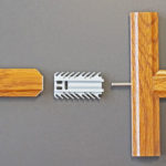 Zerlegtes Sprossenkreuz mit Verbindern